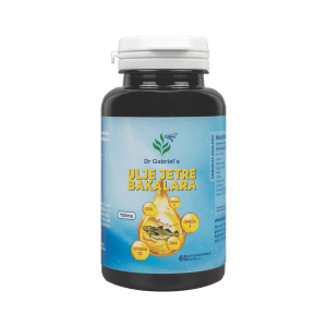 Ulje jetre bakalara 60 uljnih kapsula – Podignite nivo vitamina D3 i OMEGA 3 masnih kiselina